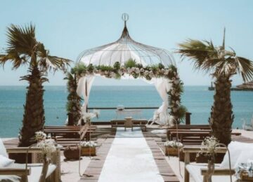 Hochzeits-Zeremonie am Strand